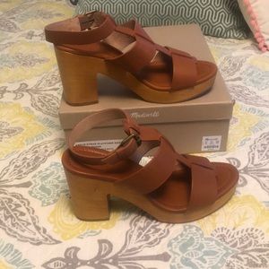 Ankle strap platform sandals